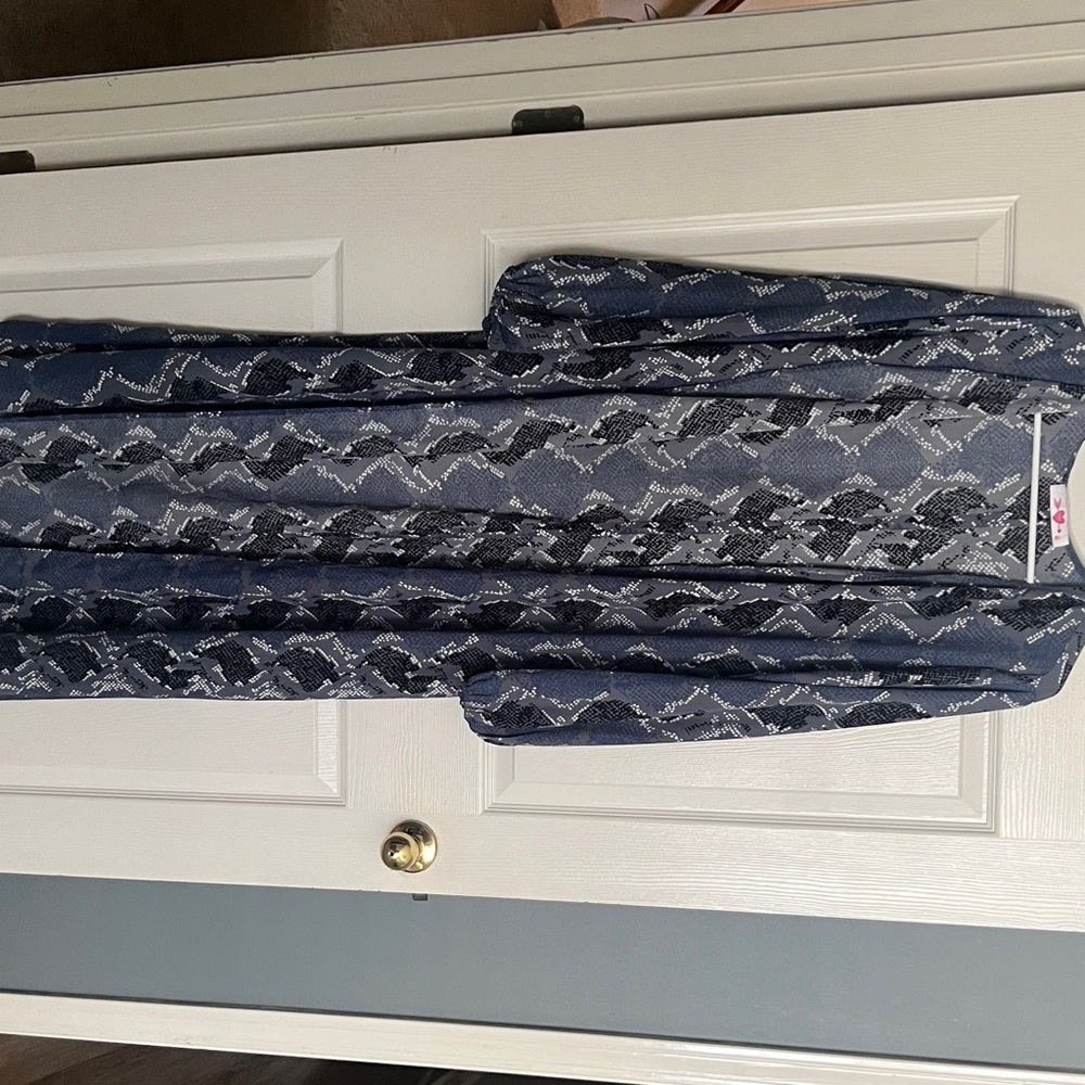 Buddy Love Black and White Snake Print Maxi Dress